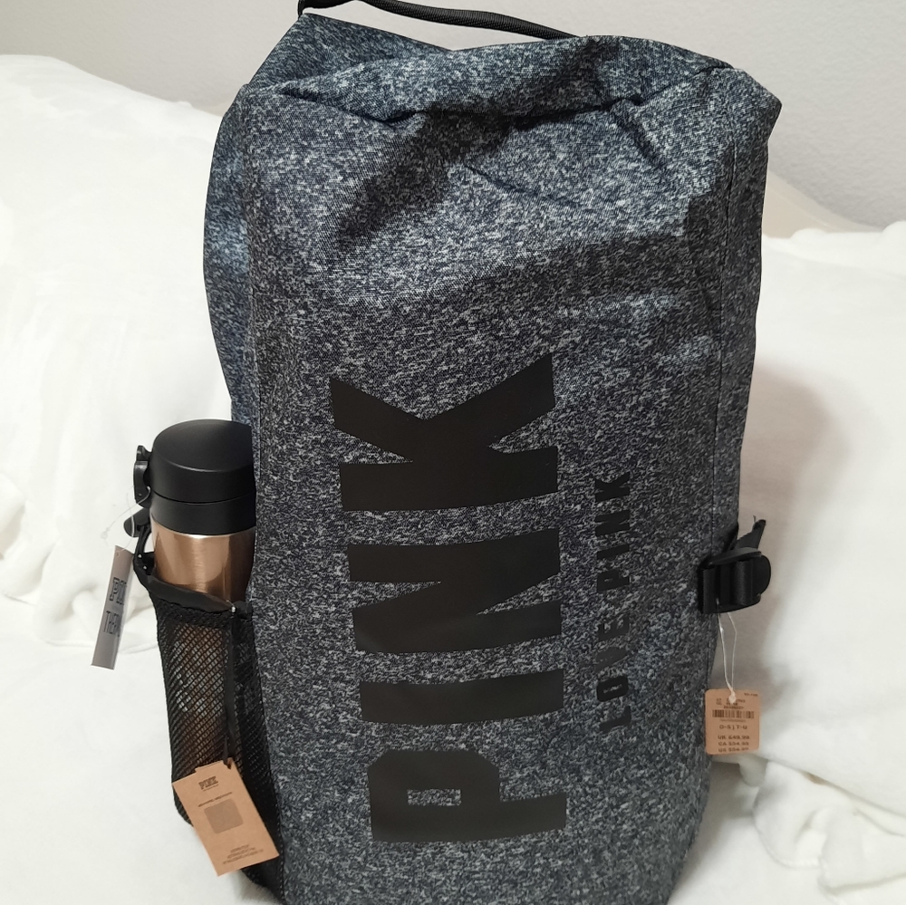 NEW Victoria's Secret PINK Convertible Backpack Duffle Gym Bag